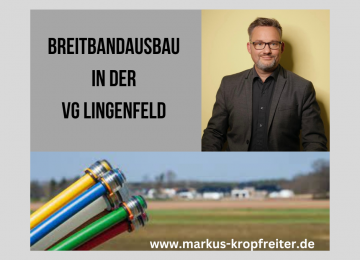 Sachstand zum Breitbandausbau in der VG Lingenfeld